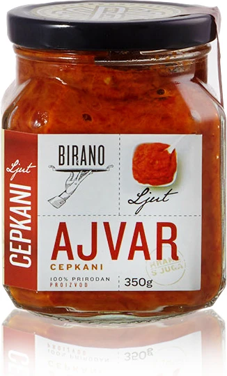 Cepkani ajvar - ljuti 350 g Strela 